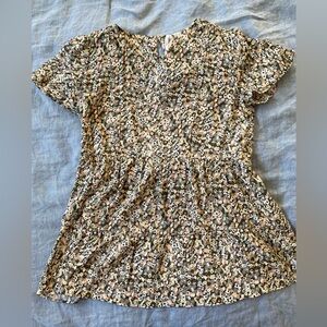 Seraphine floral maternity and nursing top